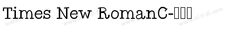 Times New RomanC字体转换